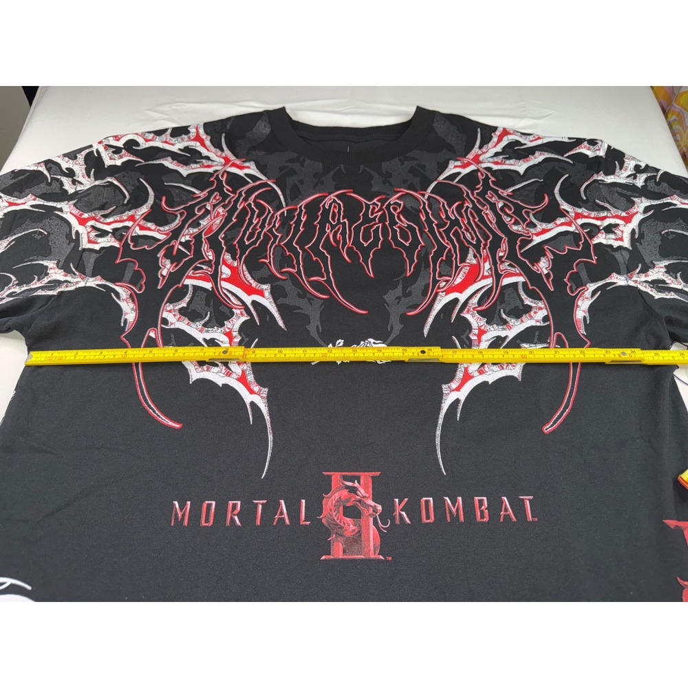 Civil Regime Mortal Kombat II Shao Kahn Black Graphic T-Shirt Mens XL NWT - Picture 4 of 8